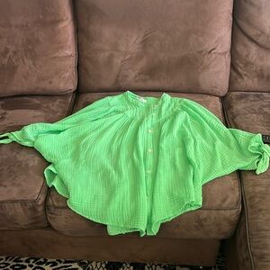 Felicite Tie Top green brand new